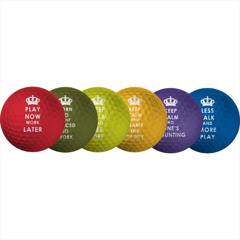 Longridge Keep Calm Golf Balls - 6Pk 2/4