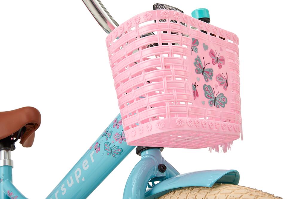 SuperSuper Little Miss Kinderfiets - 20 Inch - Turquoise 4/6