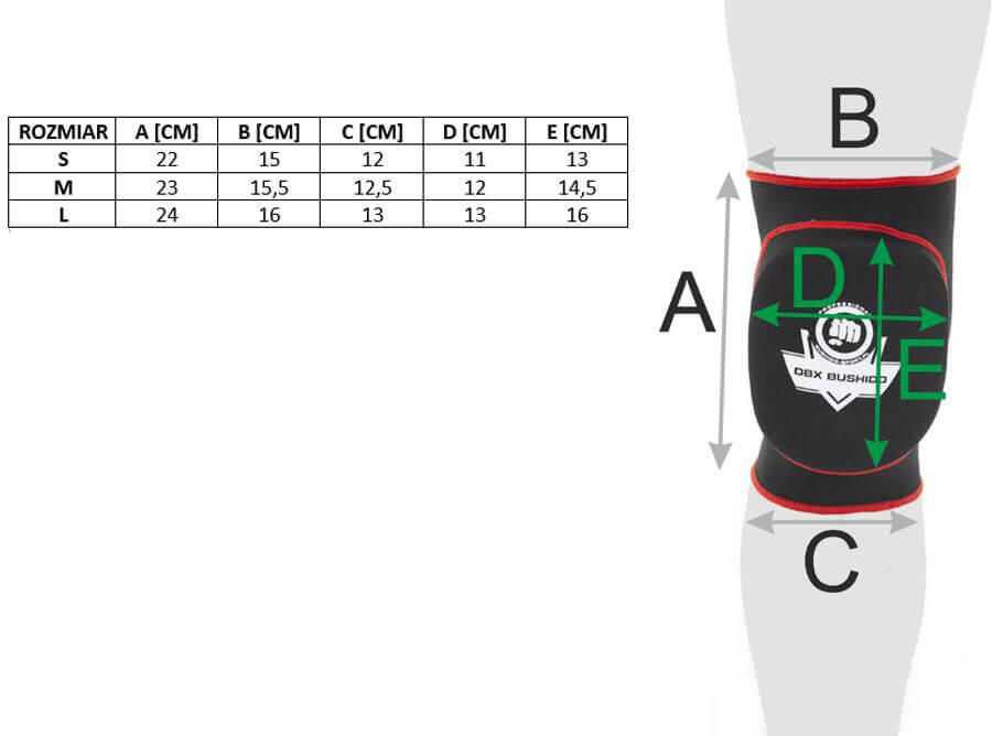Chrániče kolen DBX BUSHIDO ARP-2109 6/7