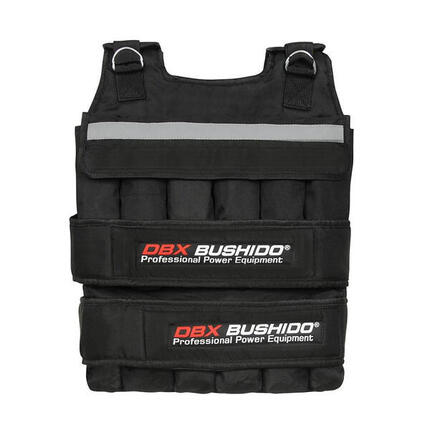 Kamizelka treningowa obciążeniowa pusta DBX Bushido 24 kieszenie 50kg