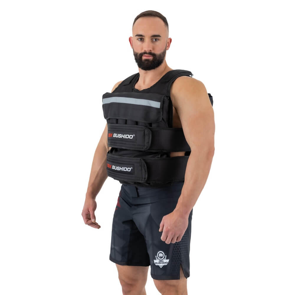 Gewichtsweste leer DBX Bushido 24 Taschen 50 kg 3/7