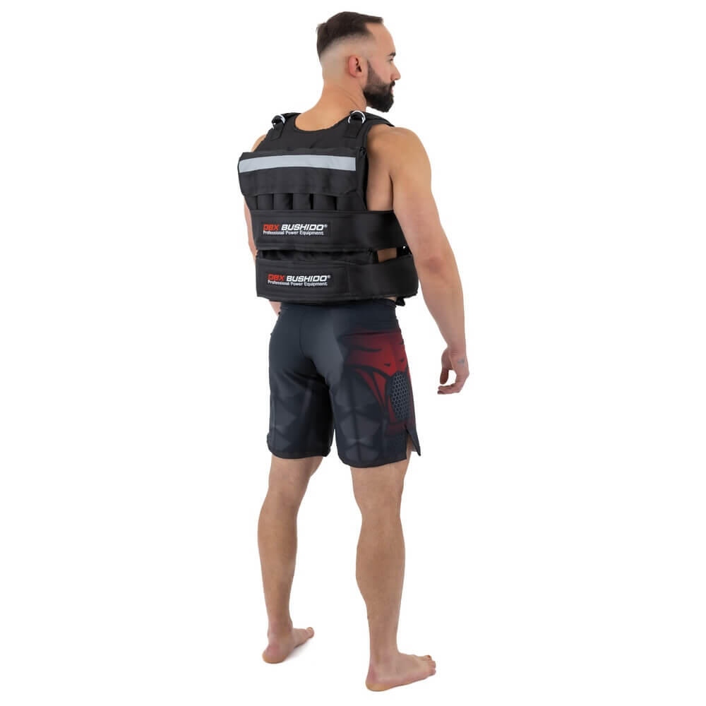 Gewichtsweste leer DBX Bushido 24 Taschen 50 kg 4/7