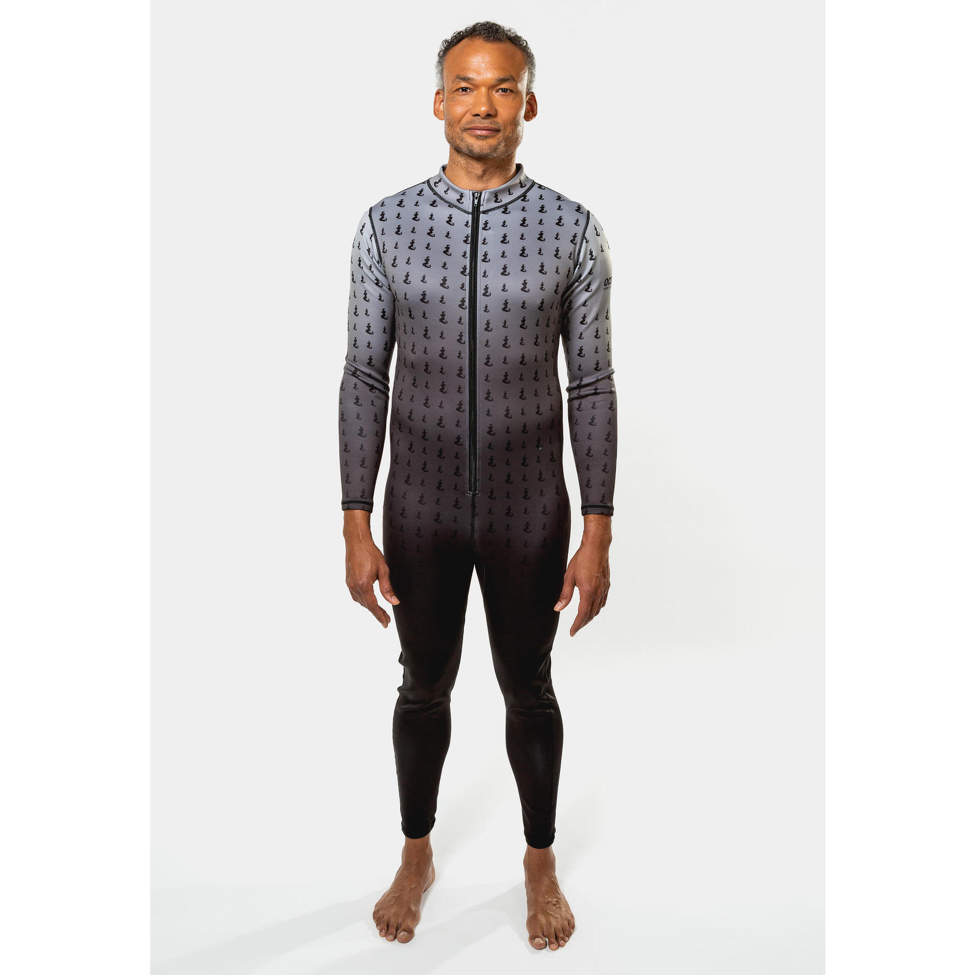 Oceanos - #neoprenefree Oceanos Body Skin Wetsuit "ocean Dna" Noir - Combinaison Néoprène - Gris|noir - 48 Xl - Decathlon