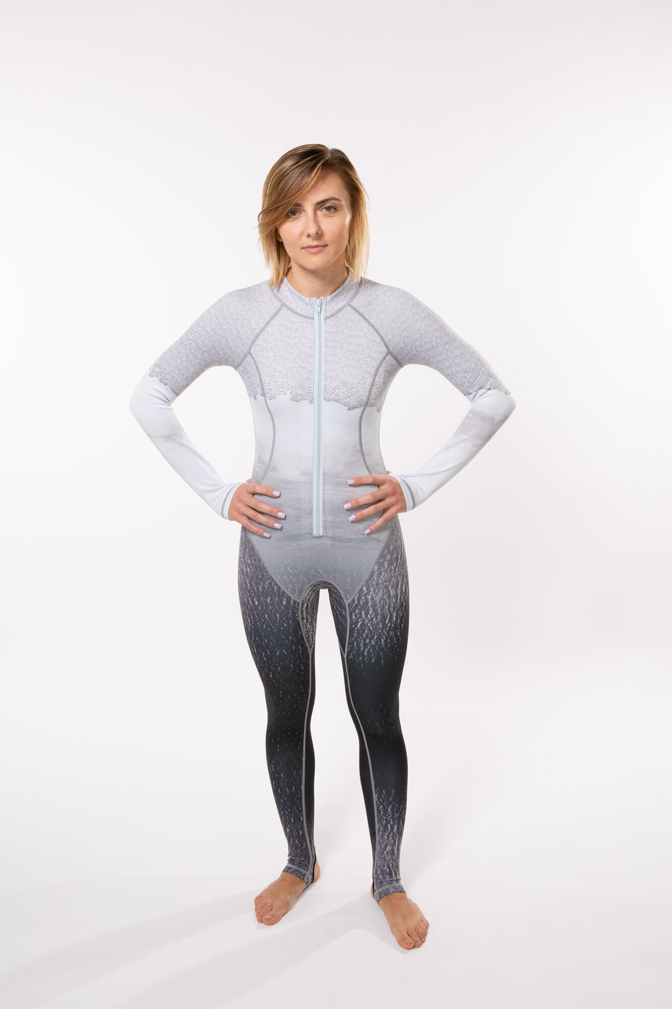 MERMAID PROTECTOR #neoprenefree Body Skin Wetsuit Ocean DNA "Sea Foam"