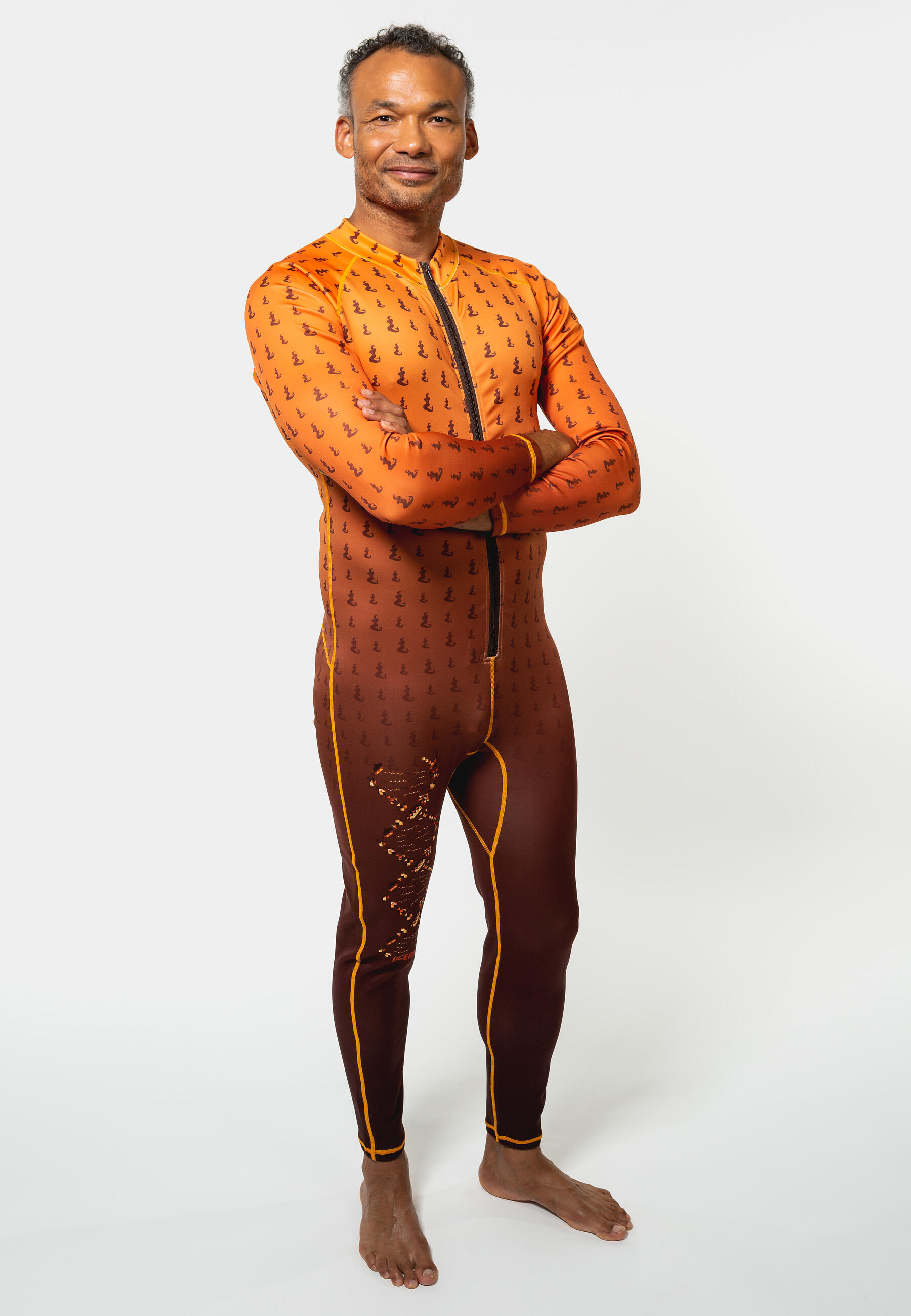 OCEANOS #neoprenefree Oceanos Body Skin Wetsuit  "Ocean DNA" Oranje
