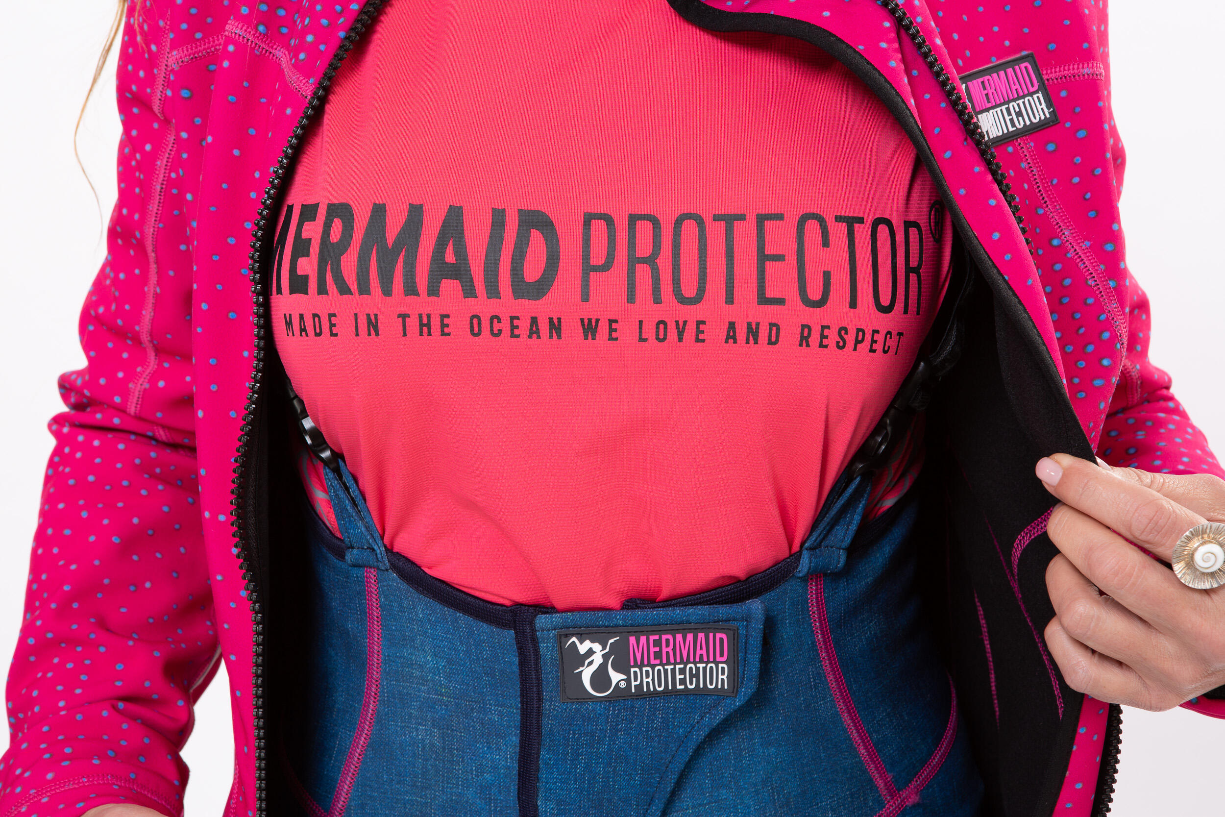 Mermaid Protector Rashguard "Roze Dame" 3/6