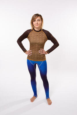 Mermaid protector rashguard "louisa vi tuna