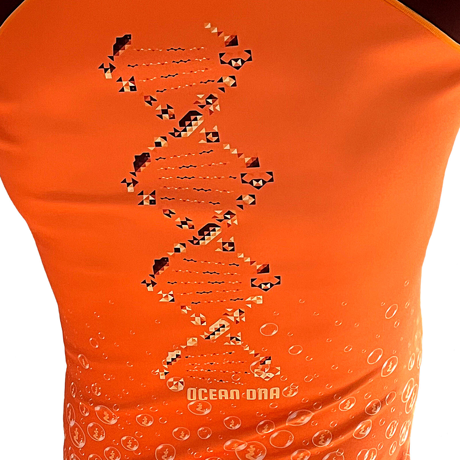 Oceanos Rashguard "OCEAN DNA" Oranje 3/4