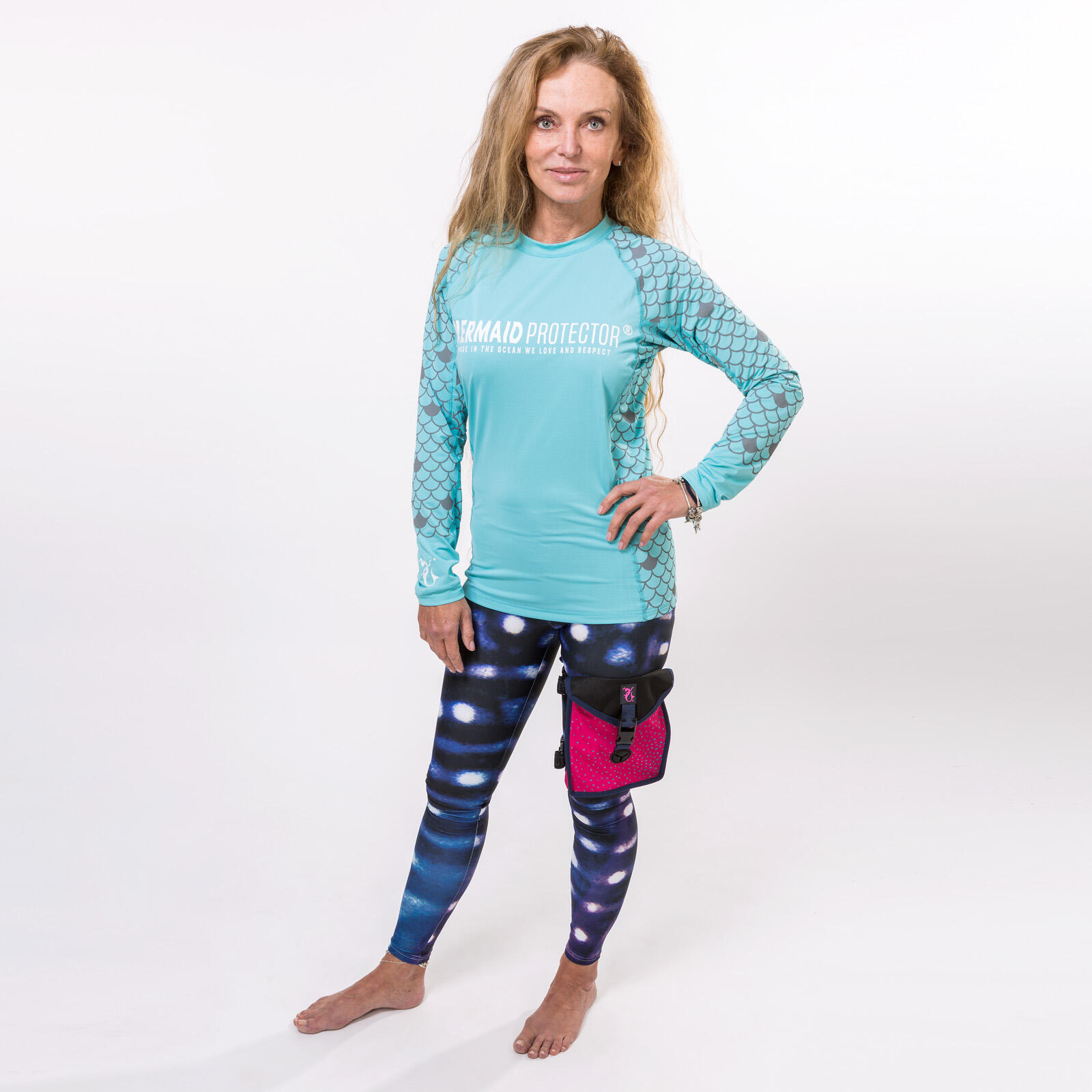 Mermaid Protector Rashguard  "Signora Turchese" 1/5