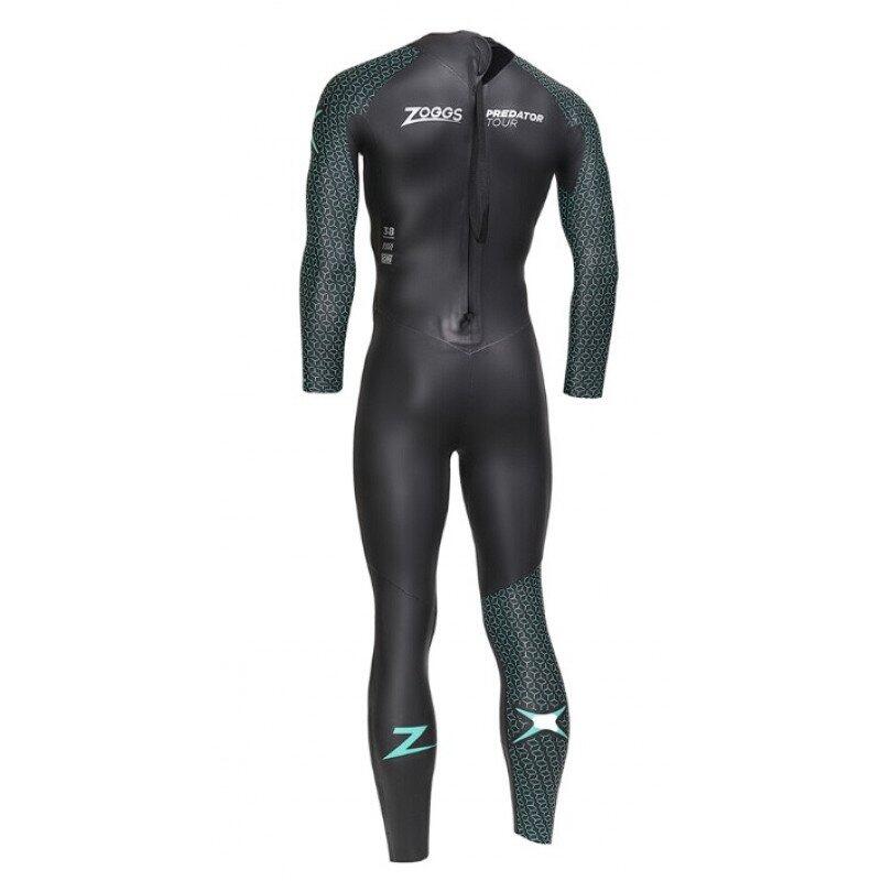 Men's Neoprene Triathlon Wetsuit Zoggs Predator Tour FS 2024