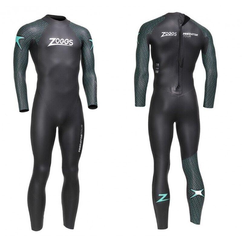 Men's Neoprene Triathlon Wetsuit Zoggs Predator Tour FS 2024