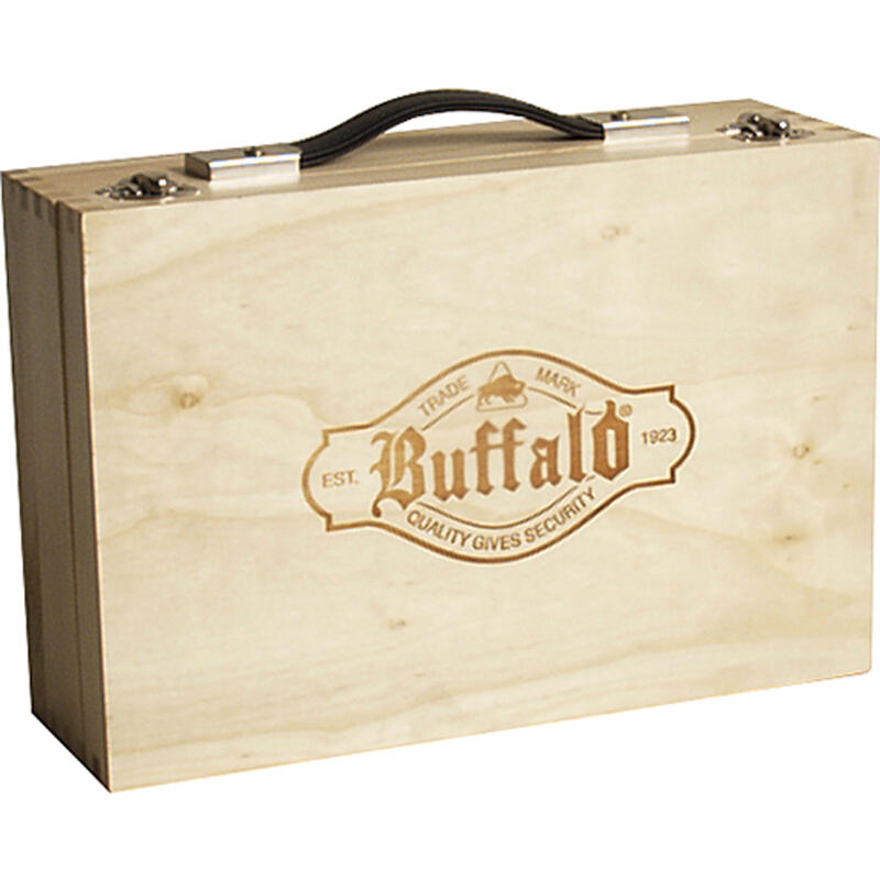 Buffalo Jeu de boules peint par poudrage dans une boîte en bois 3/3