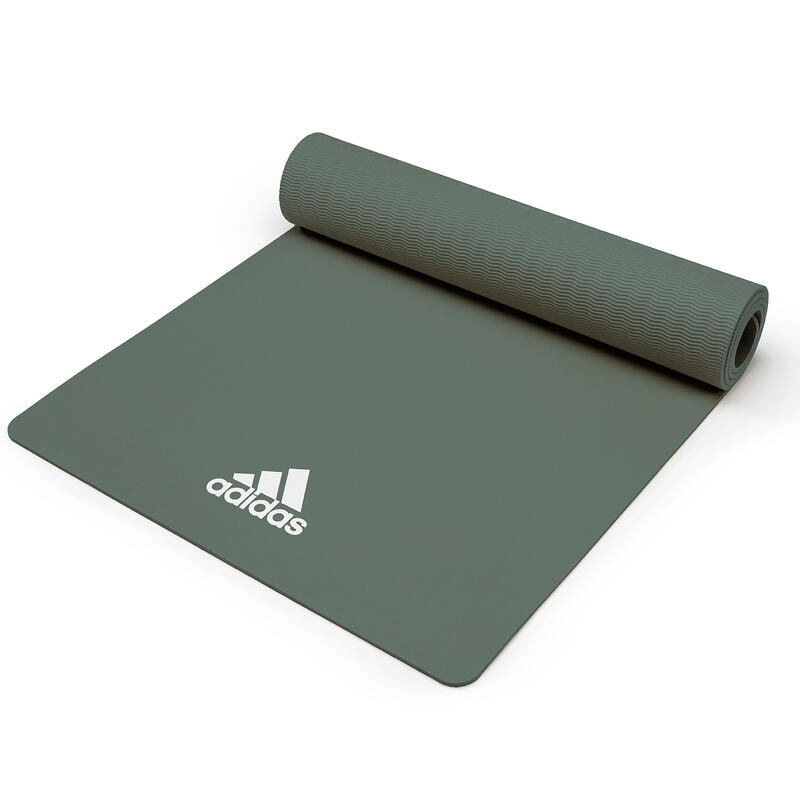 Tappetino yoga Adidas 8 mm verde grezzo