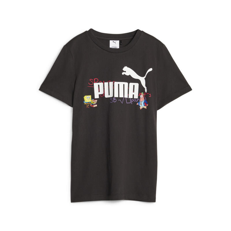 PUMA x SPONGEBOB SCHWAMMKOPF T-Shirt Jugendliche PUMA Black