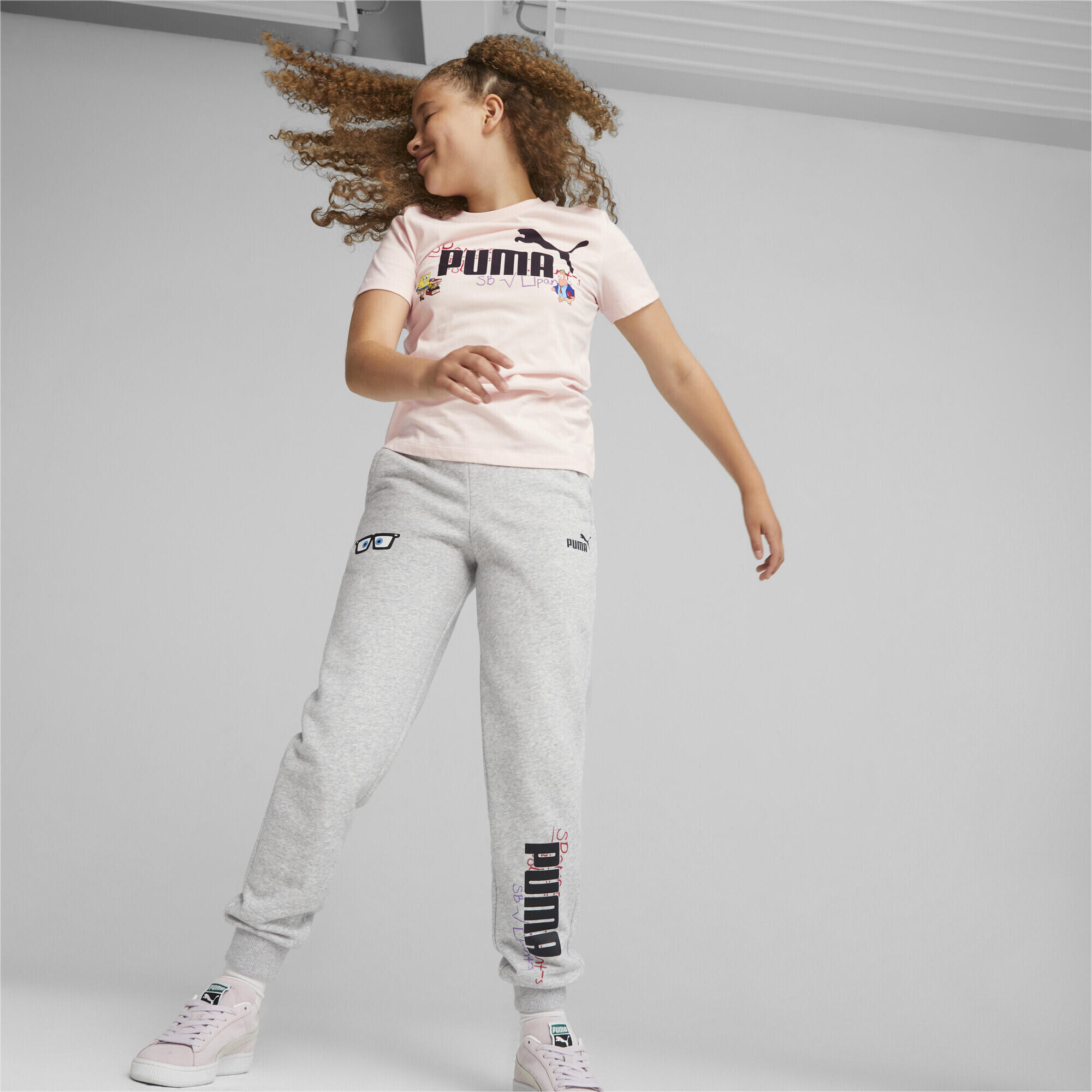 Camiseta Niño PUMA x SPONGEBOB SQUAREPANTS PUMA Frosty Pink 3/5
