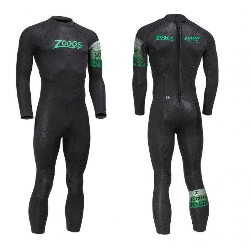 Men's Neoprene Triathlon Wetsuit Zoggs Scout Tour FS 2024