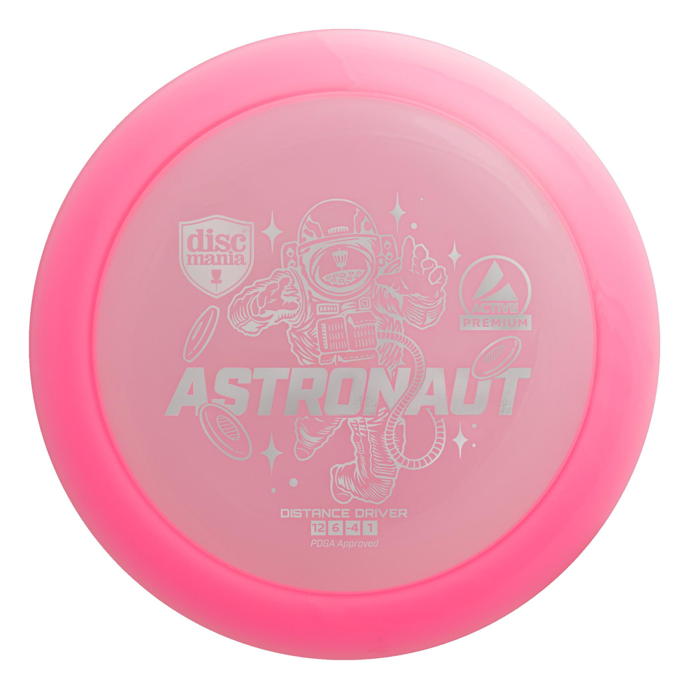 Discmania - Disc Golf Active Premium-line Astronaut Distance Driver Rose - Disque Volant - Rose - 170 G - Decathlon