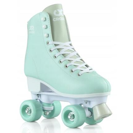 Patines Retro Clásicos Alessa Negro/Menta