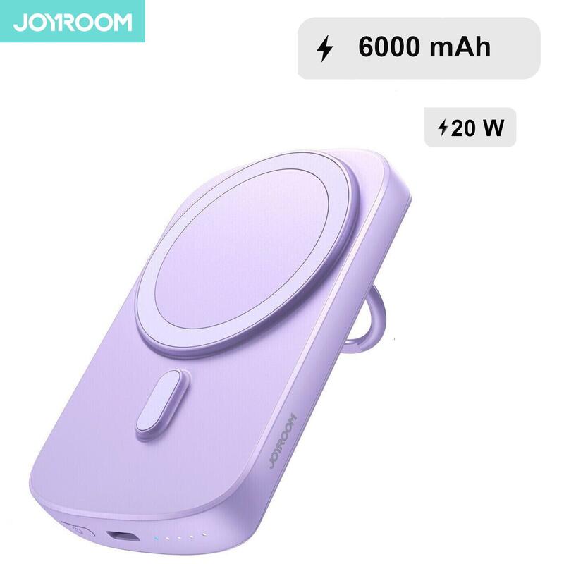 Powerbank Joyroom 6000mAh 20W MagSafe z ringiem i podstawką