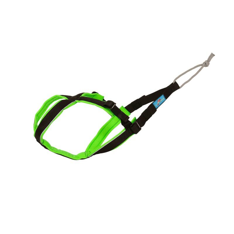 Inlandsis - Harnais Canicross Petit Chien Open-back – Inlandsis - Harnais Pour Chien - Noir|vert - 40 M - Decathlon