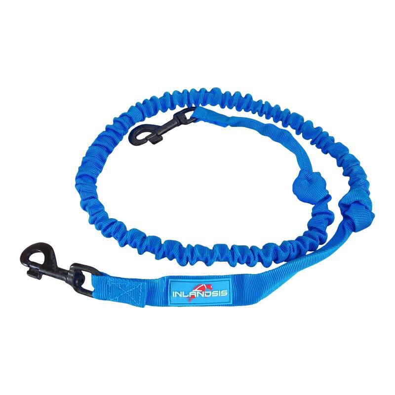 Inlandsis - Laisse Chien Canicross Crosser 2 – Inlandsis - Laisse - Bleu - 130cm - Decathlon
