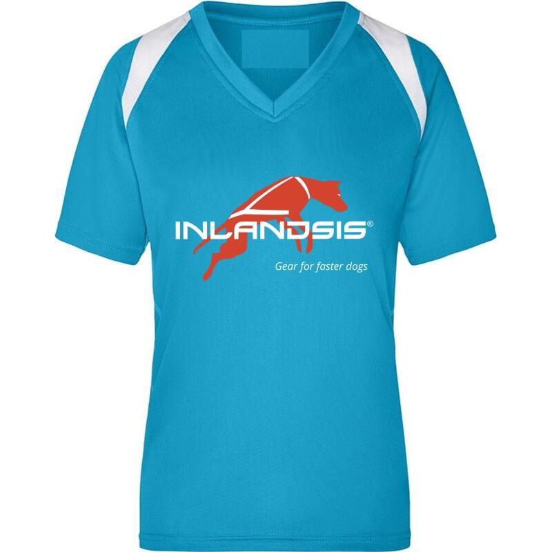 Inlandsis - Tee-shirt Running Femme Team – Inlandsis - Maillot Manches Courtes - Multicolore - 42 M/l - Decathlon
