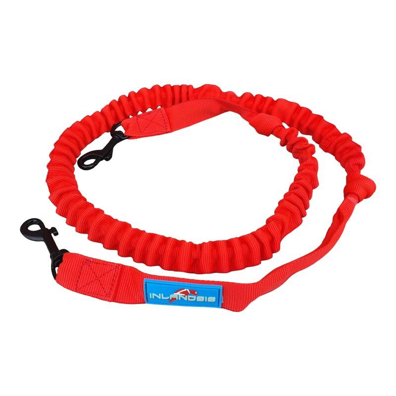 Inlandsis - Laisse Petit Chien Canicross Crosser 2 Sd – Inlandsis - Laisse - Rouge - 130cm - Decathlon