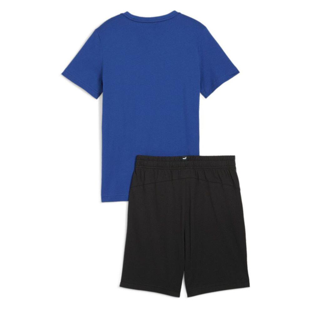 Conjunto t-shirt + calção Ginástica em Algodão y PUMA Criança. Cobalt Glaze 2/2