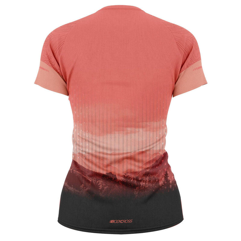 CLEORE camiseta running coral