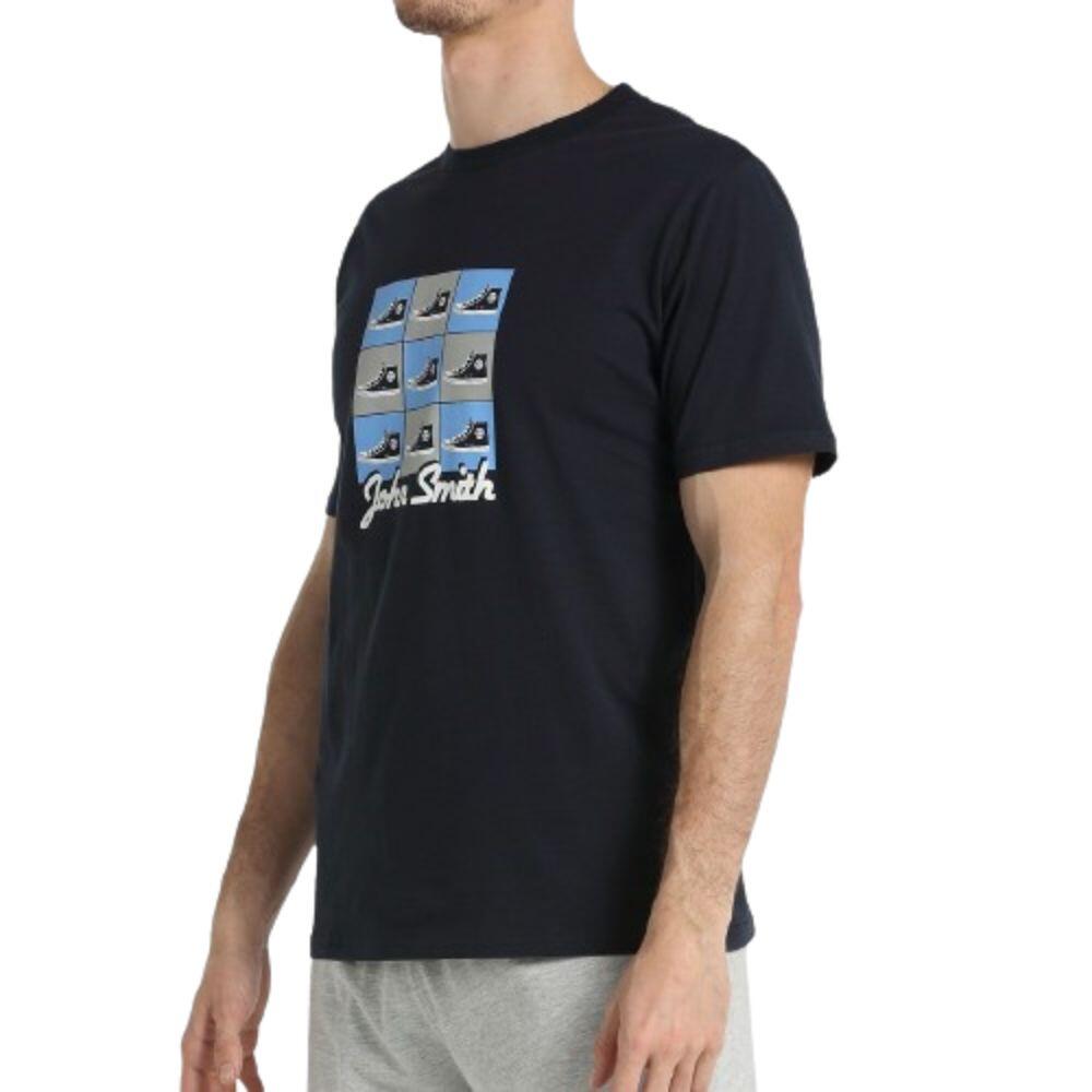 CAMISETA CASUAL HOMBRE JOHN SMITH RODEA. Aul marino. 2/4