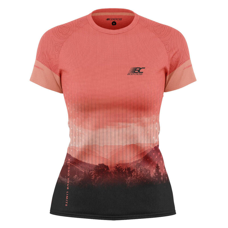 CLEORE camiseta running coral