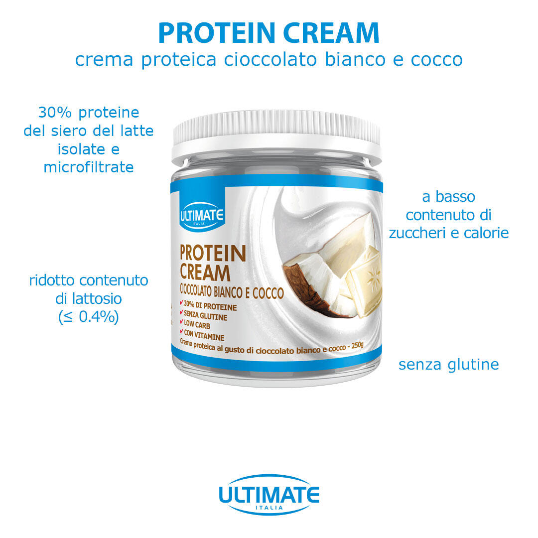 Alimento - PROTEIN CREAM CIOCCOLATO BIANCO E COCCO - 250g 6/7