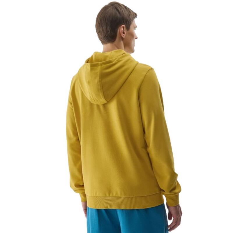 SUDADERA CON CAPUCHA HOMBRE 4F TSWSM0948. Amarillo