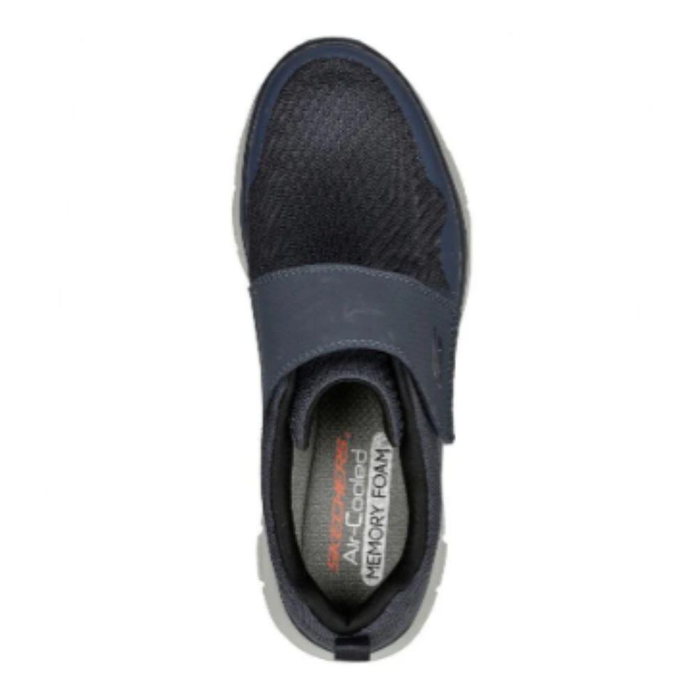 CALÇADO COM VELCRO DE CAMINHADA SKECHERS FLEX ADVANTAGE 4.0. Azul marinho 4/4