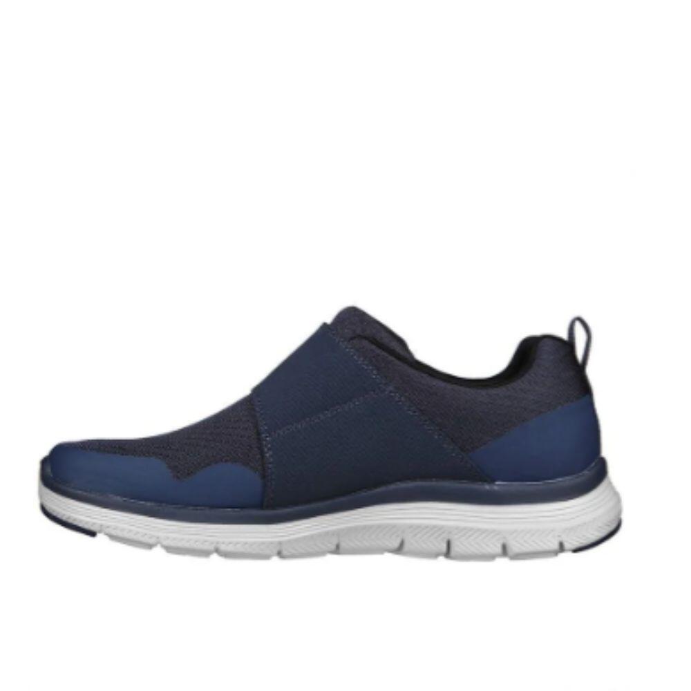 CALÇADO COM VELCRO DE CAMINHADA SKECHERS FLEX ADVANTAGE 4.0. Azul marinho 2/4