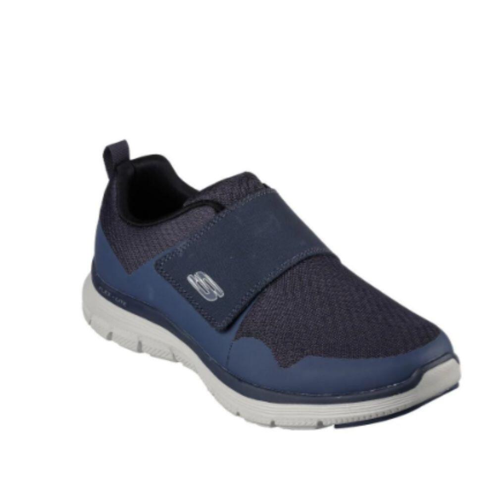 CALÇADO COM VELCRO DE CAMINHADA SKECHERS FLEX ADVANTAGE 4.0. Azul marinho 3/4