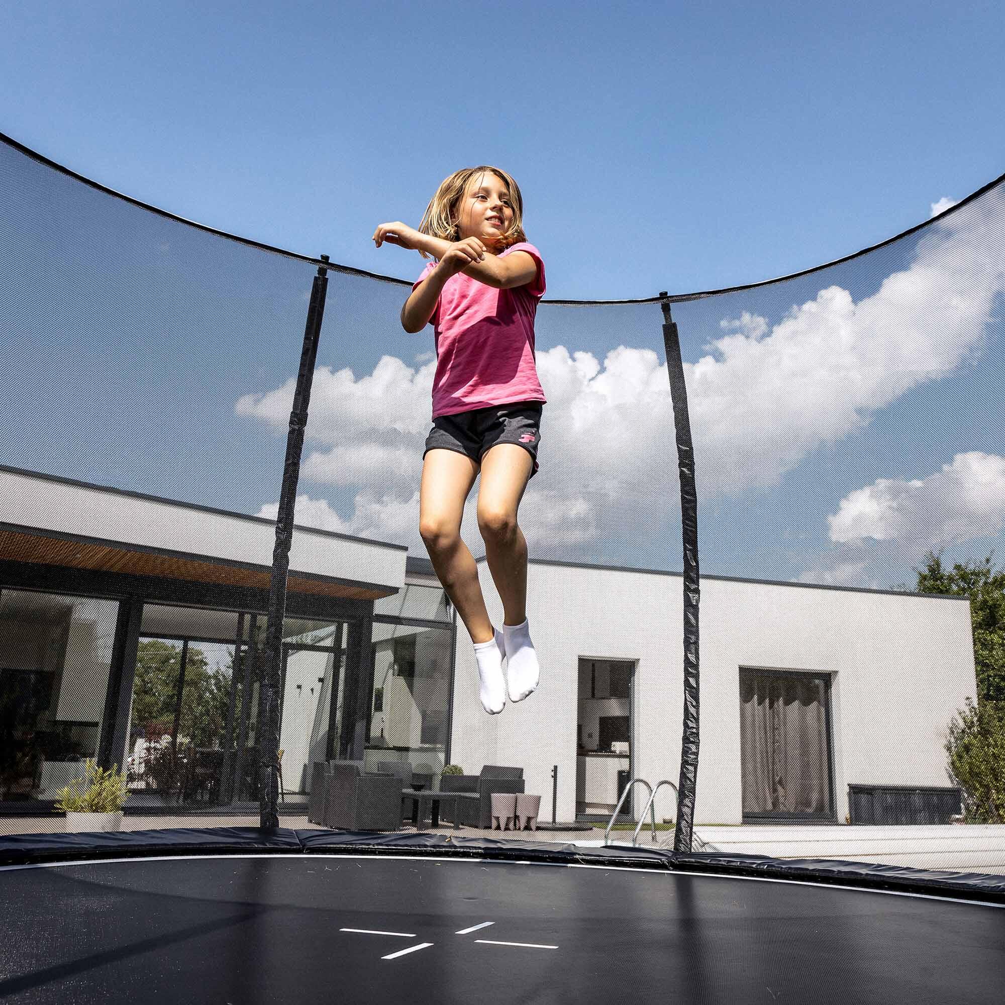 Trampoline Springcare 305cm - Sans ressorts = Sécurité renforcée 7/8