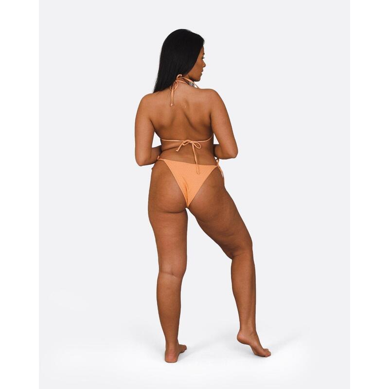 Tangerine Squeeze Bikinihose mit seitlicher Schnürung