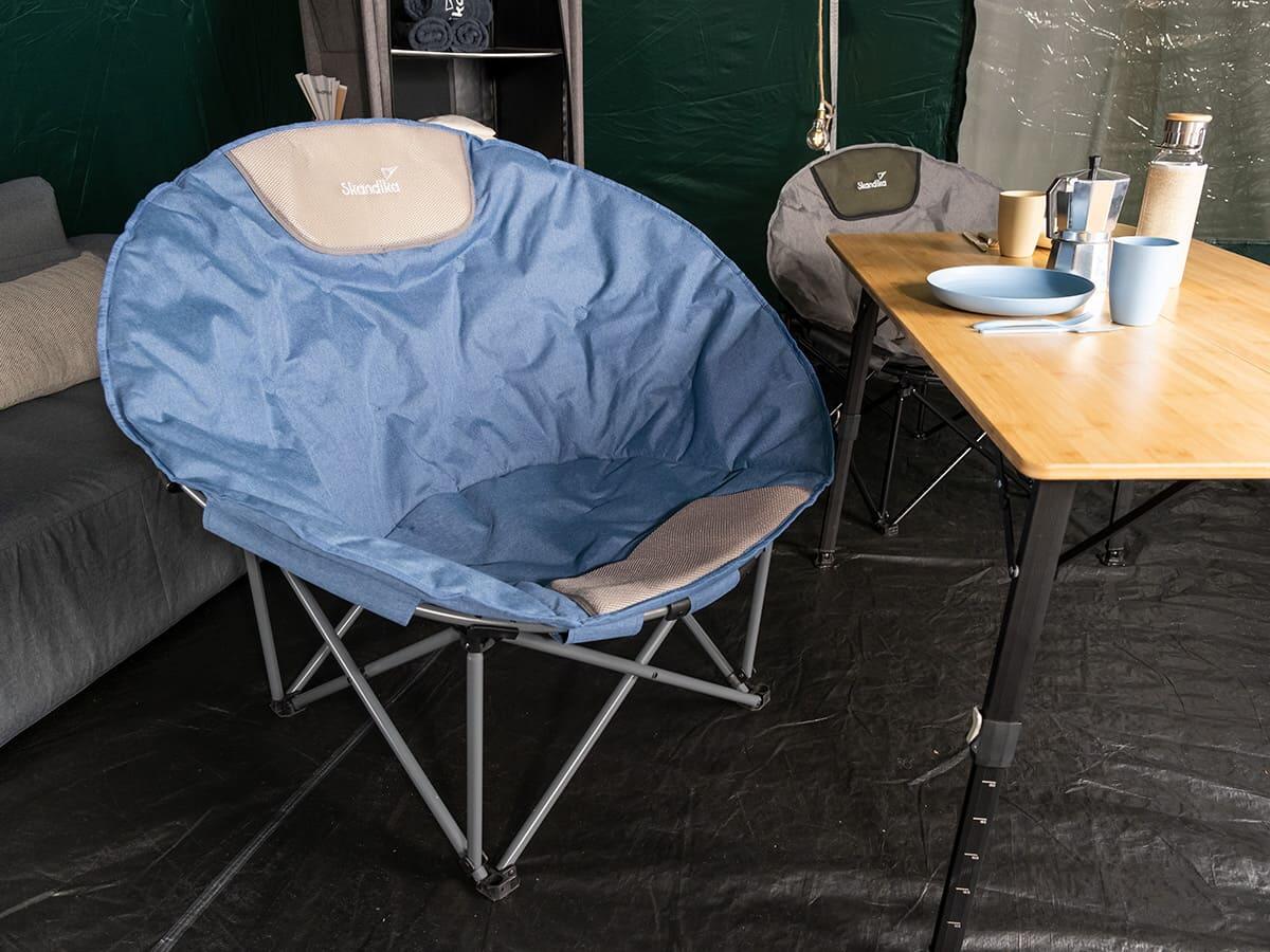 obi campingtisch Bio-Esstisch Obi – Betonoptik 120 cm, Latte main image 1