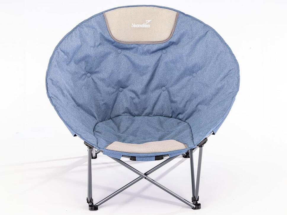 Fotel kempingowy składany okrągły Moonchair Kupari XL, max. 150 kg, z torbą