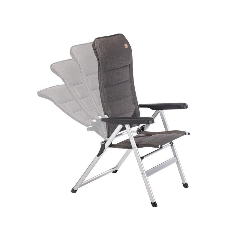 Fauteuil de camping Lepola - aluminium - pliant - dossier réglable - max .120 kg