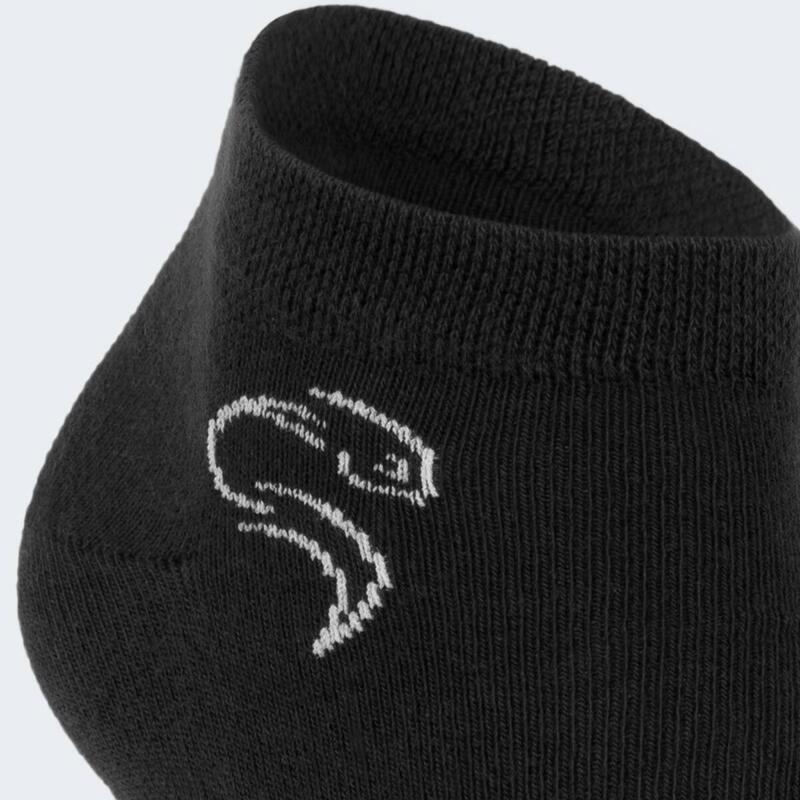 Basic Sneaker Socken | 3 Paar | Damen und Herren | Schwarz/Grau/Weiß