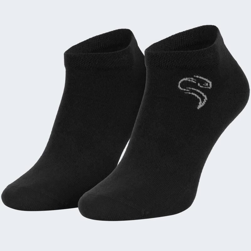Basic Sneaker Socken | 3 Paar | Damen und Herren | Schwarz