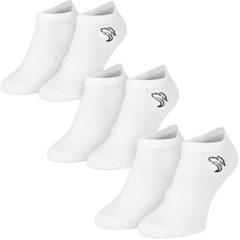 Calcetines cortos | 3 pares | Mujer y hombre | Blanco