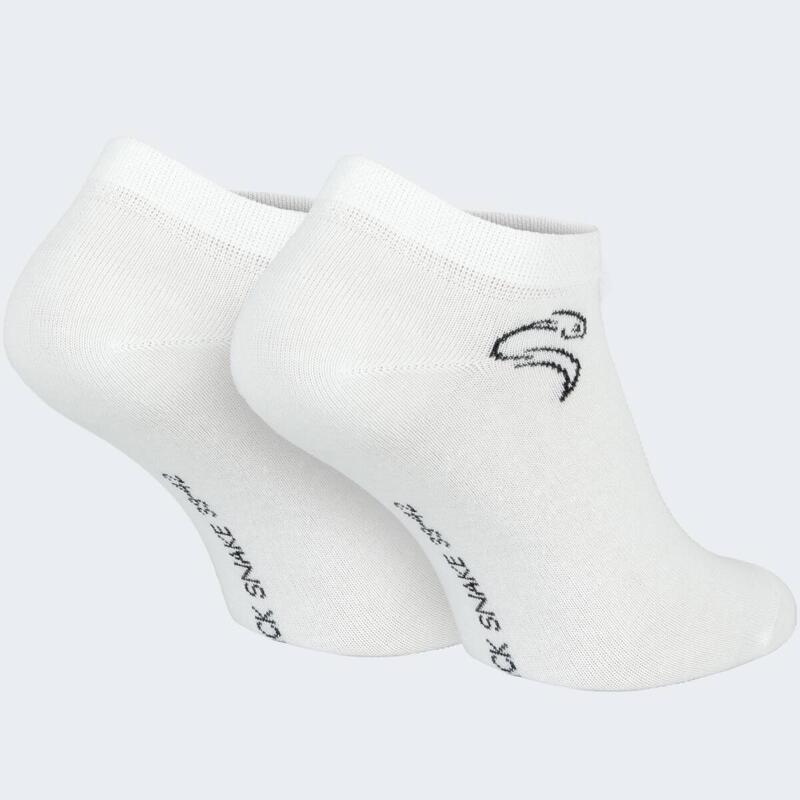 Chaussettes courtes | 3 paires | Femmes et hommes | Blanc