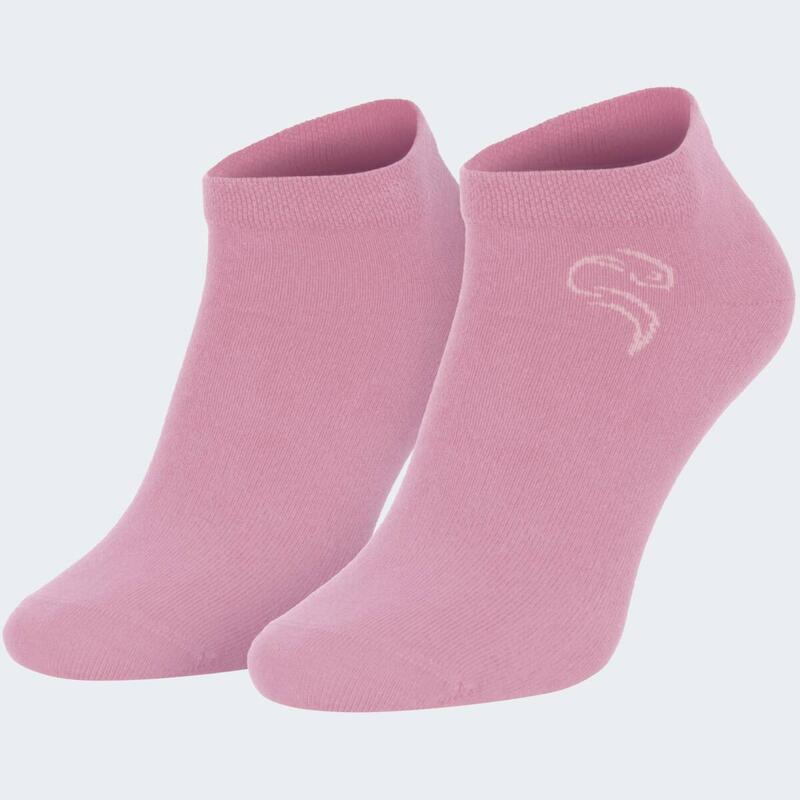 Chaussettes courtes | 3 paires | Femmes et hommes | Blanc/Rose/Aprikot