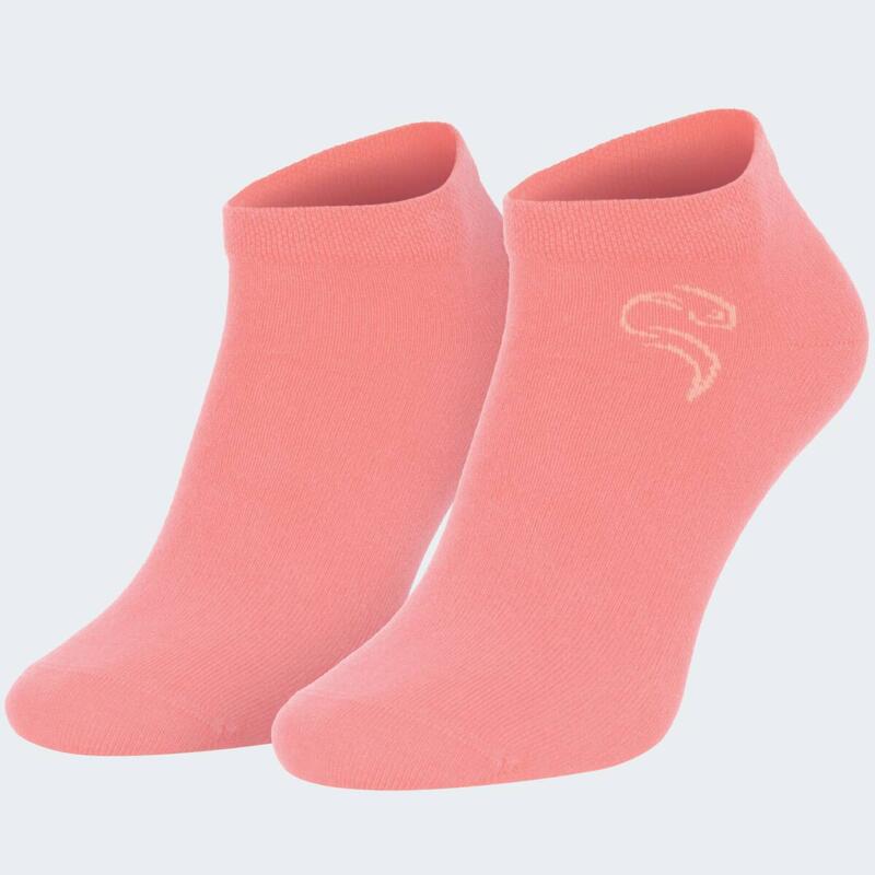 Chaussettes courtes | 3 paires | Femmes et hommes | Blanc/Rose/Aprikot