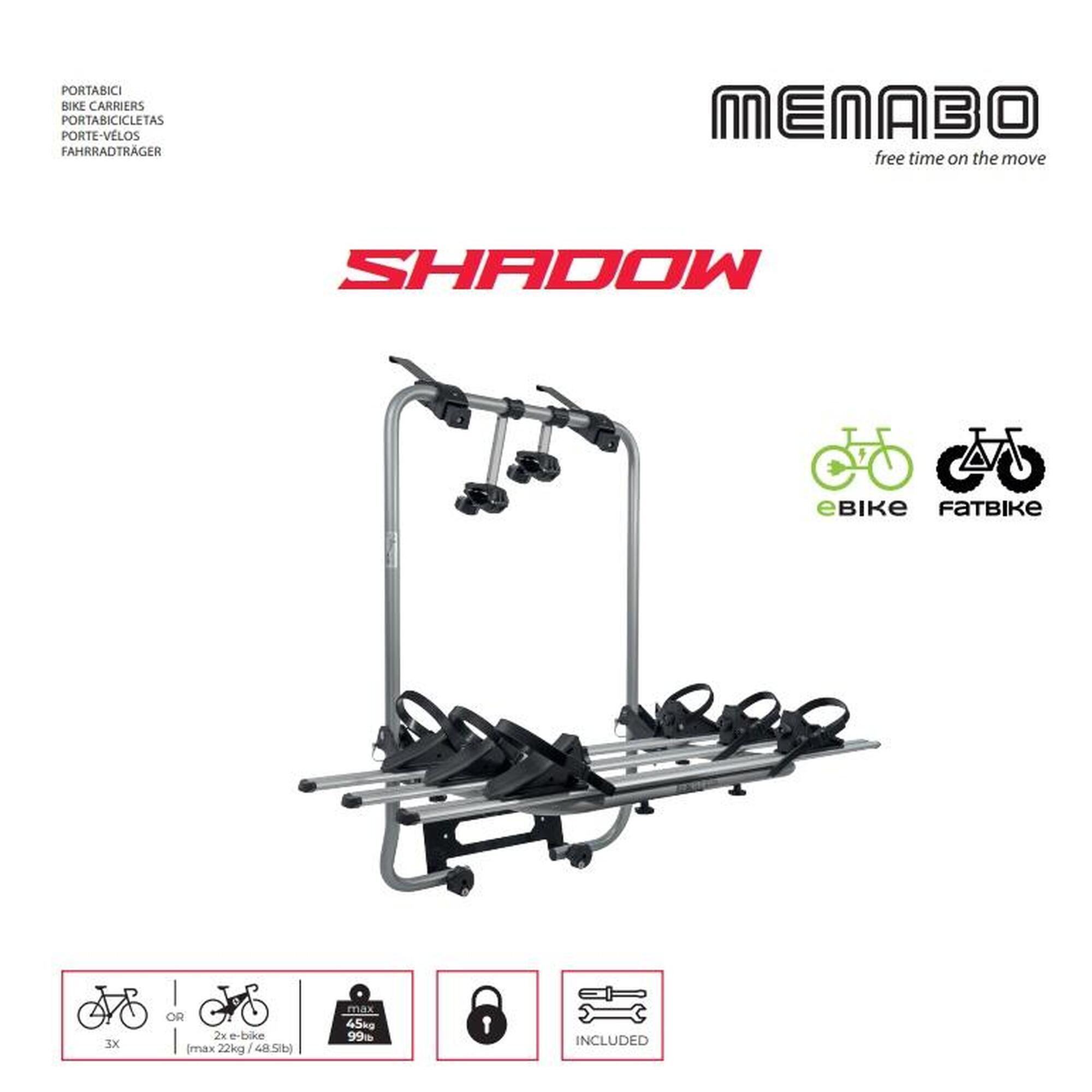 Suport biciclete Menabo Shadow dedicat VW Caddy