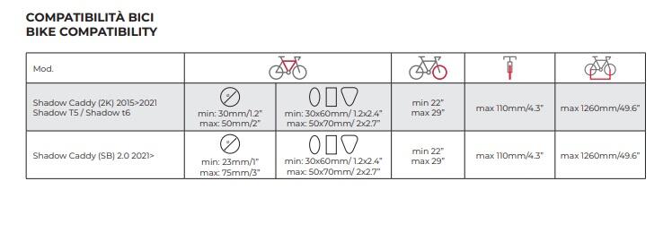 Porta Bici Per Portellone Auto - SHADOW T6 7/8