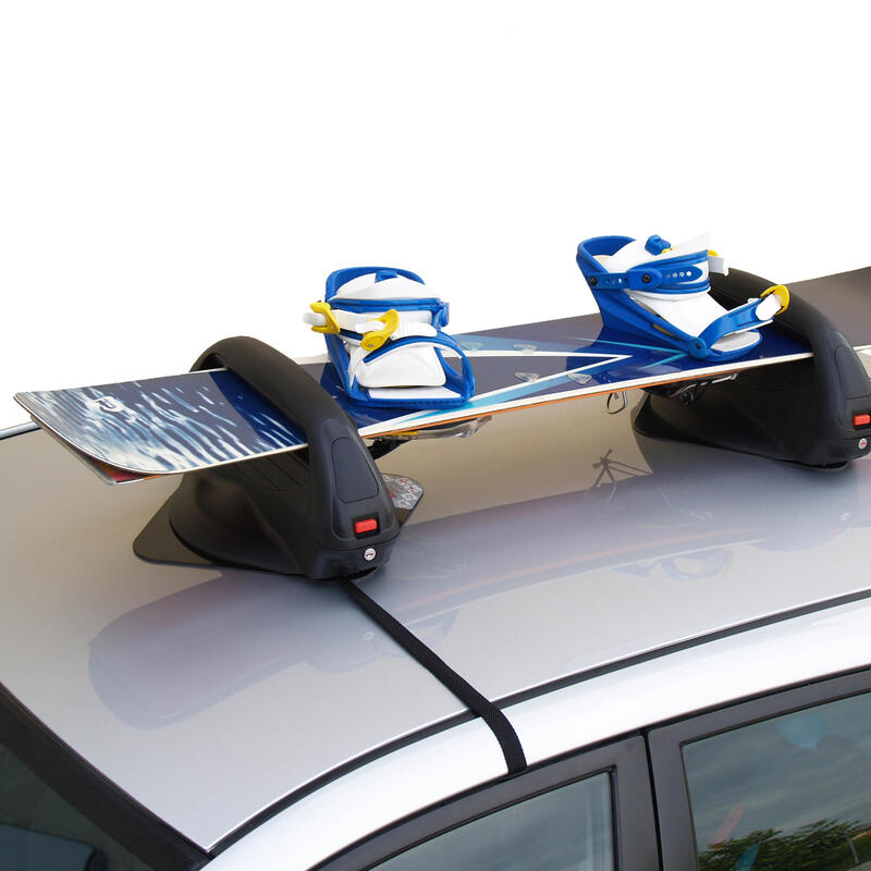 Porta sci magnetico da tetto per auto ACONCAGUA per 3 paia di sci o 2 snowboards